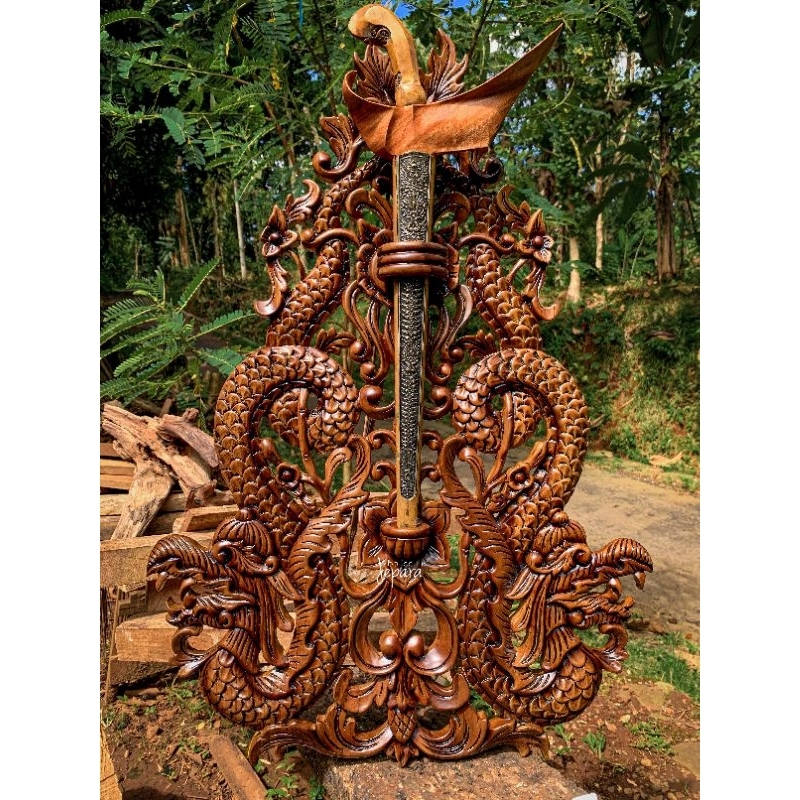 Blawong Naga Sosro  kembar Premium Exklusif isi 1 keris / Tepat keris blawong naga premium