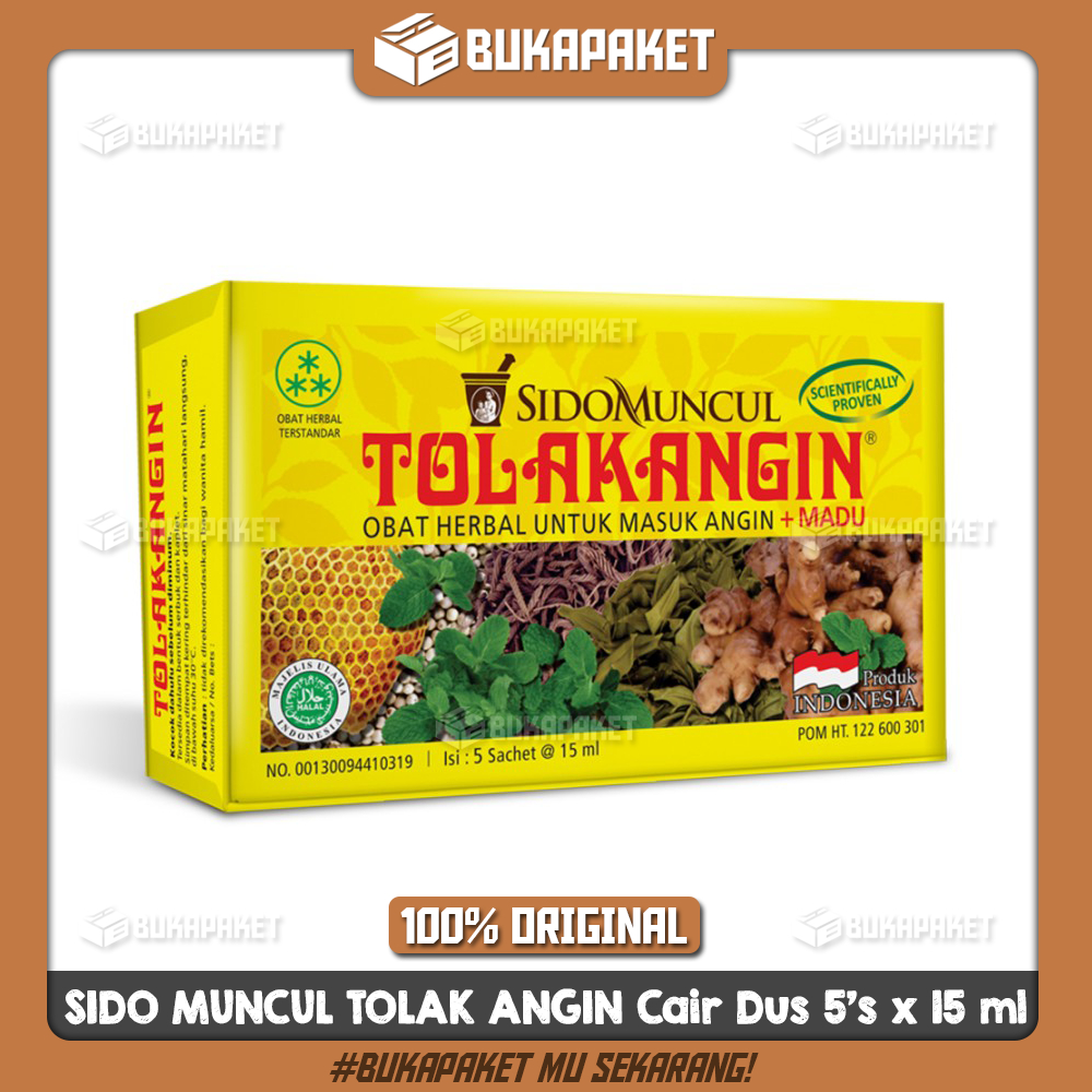 

SIDO MUNCUL TOLAK ANGIN Cair Dus 5's x 15 ml