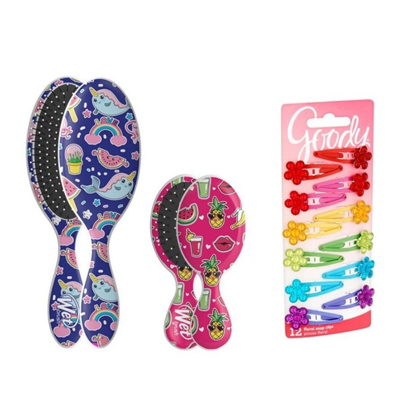 100% ORIGINAL THE WET BRUSH GIFT SET RAINBOW FANTASY