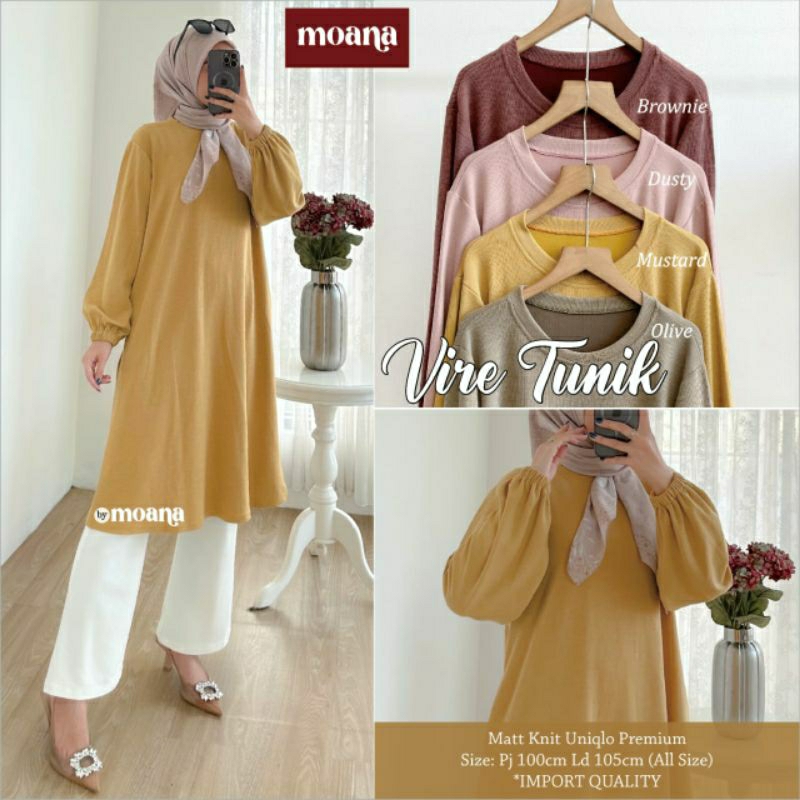 VIRE TUNIK / KNIT UNIQLO PREMIUM // MOANA