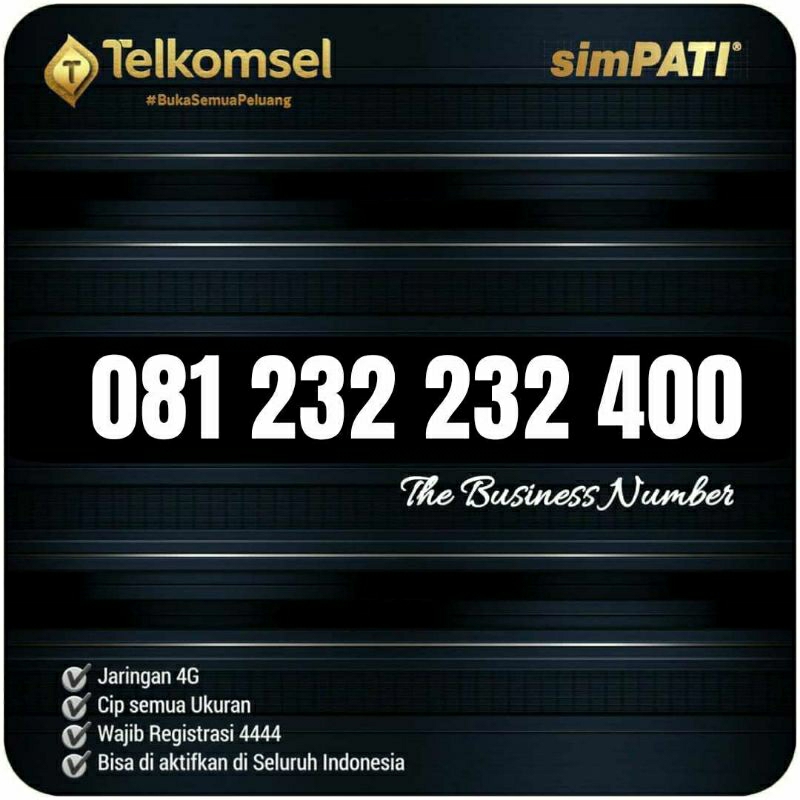 nomor cantik telkomsel simpati 232 232 atau 232232