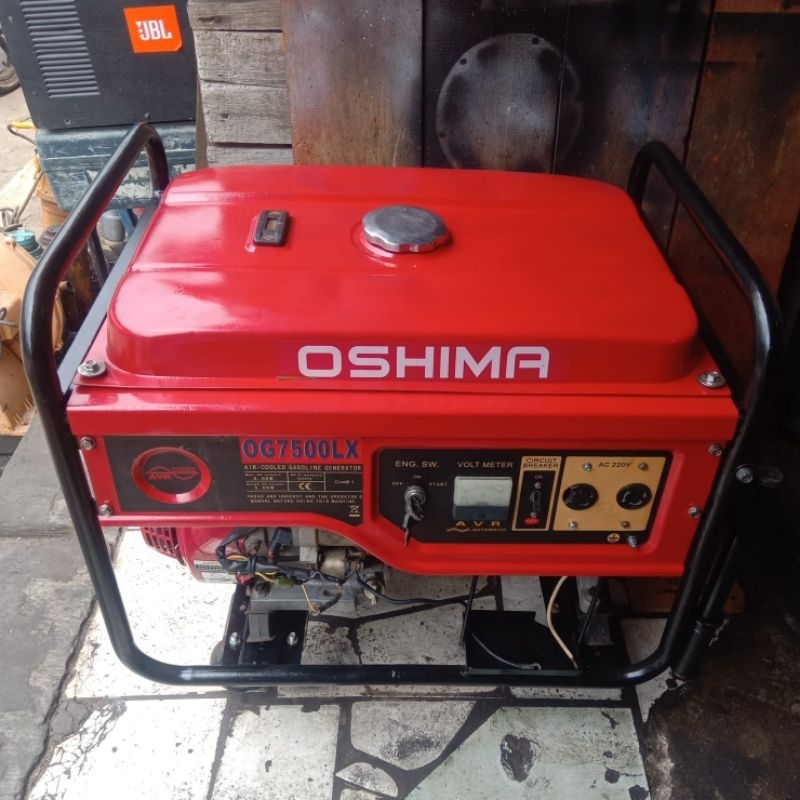 Mesin Genset Honda Oshima OG7500LX 5000 Watt Starter Original