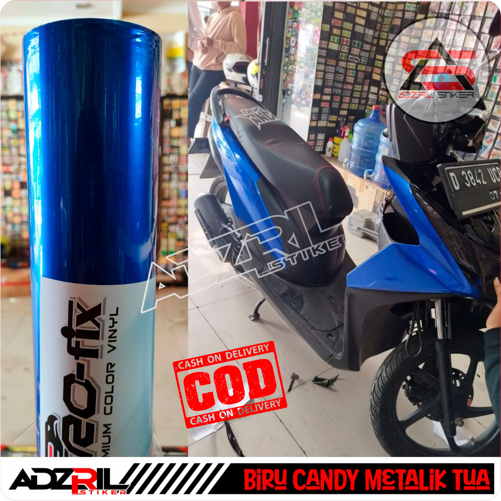 Skotlet  biru tua metalic candy /skotlet motor / skotlet mobil /skotlet aquarium /  Skotlet  candy /