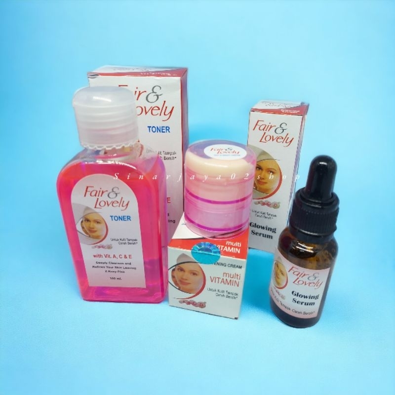 Cream Fair &amp; Lovely 4in1 Susun &amp; Super Whitening Paket