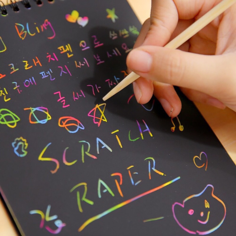 

DSX - Scratch Note Magic Buku Gambar Gores Magic