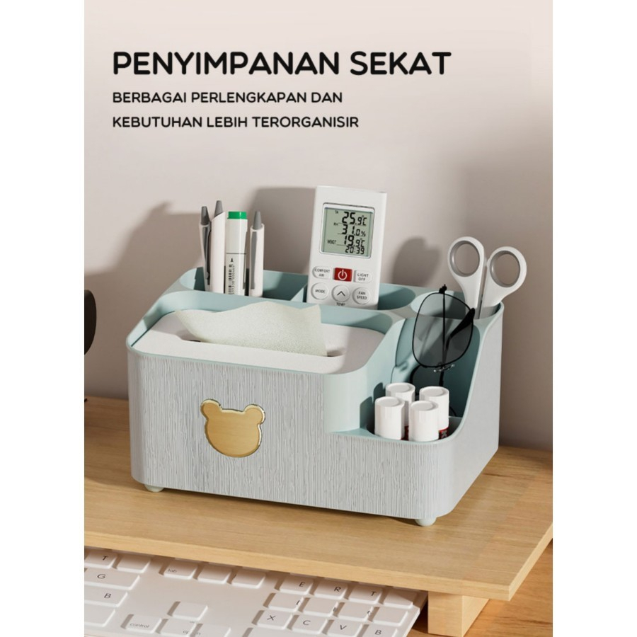 Storage Box Kotak Tisu Penyimpanan Sekat - BONBOX BSB3202