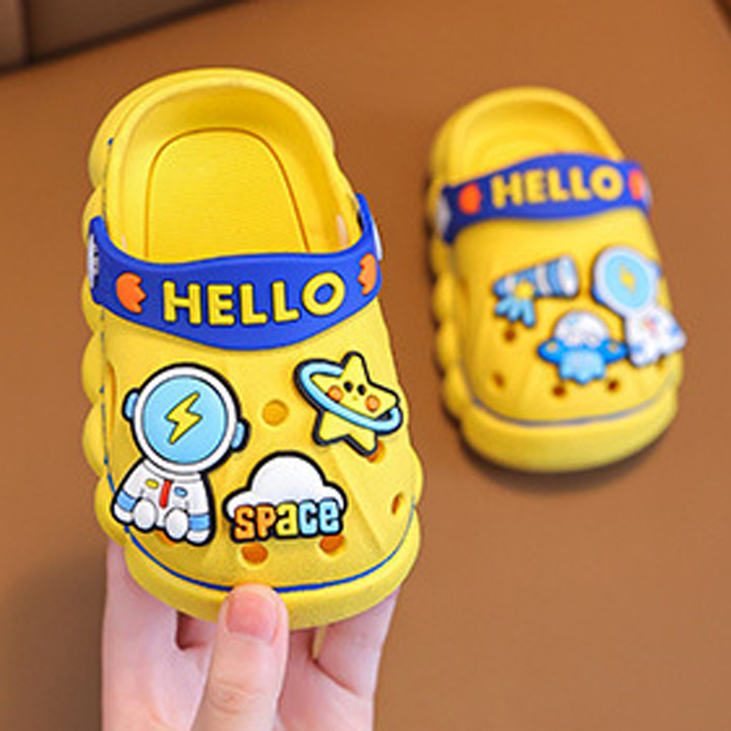 PROMO 12.12 PUNCAK Okaybaby B295 Sandal Slop Astronot Import Anak Laki-laki Perempuan Kekinian Sendal Casual