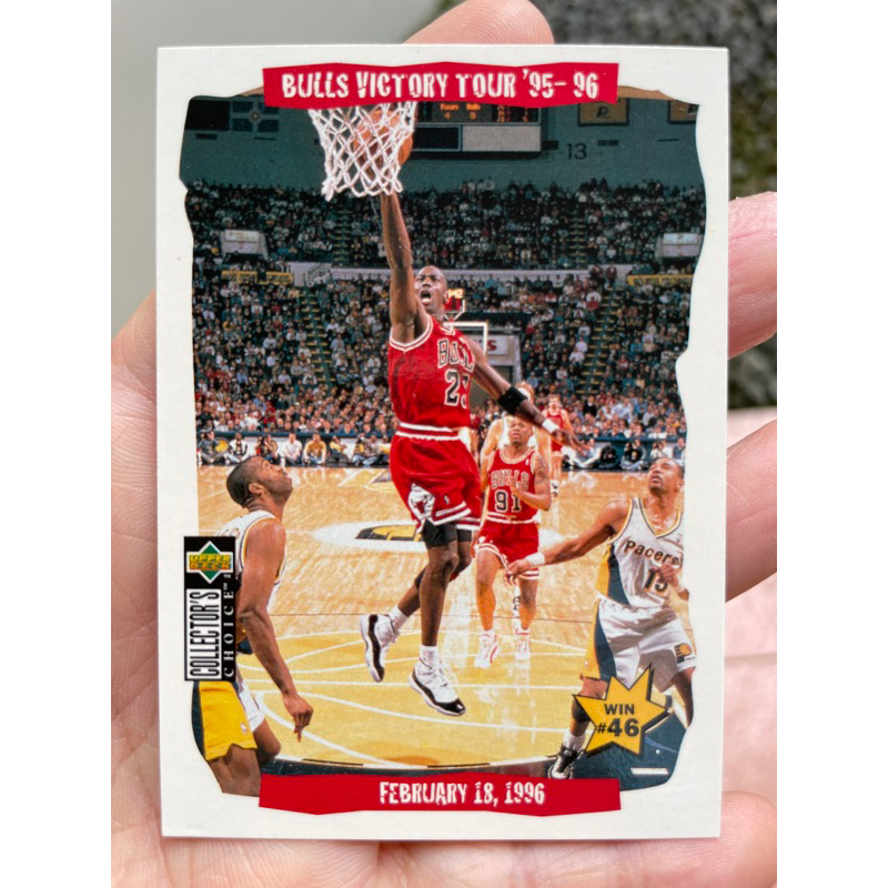 KARTU NBA MICHAEL JORDAN UPPER DECK COLLECTORS CHOICE 1996