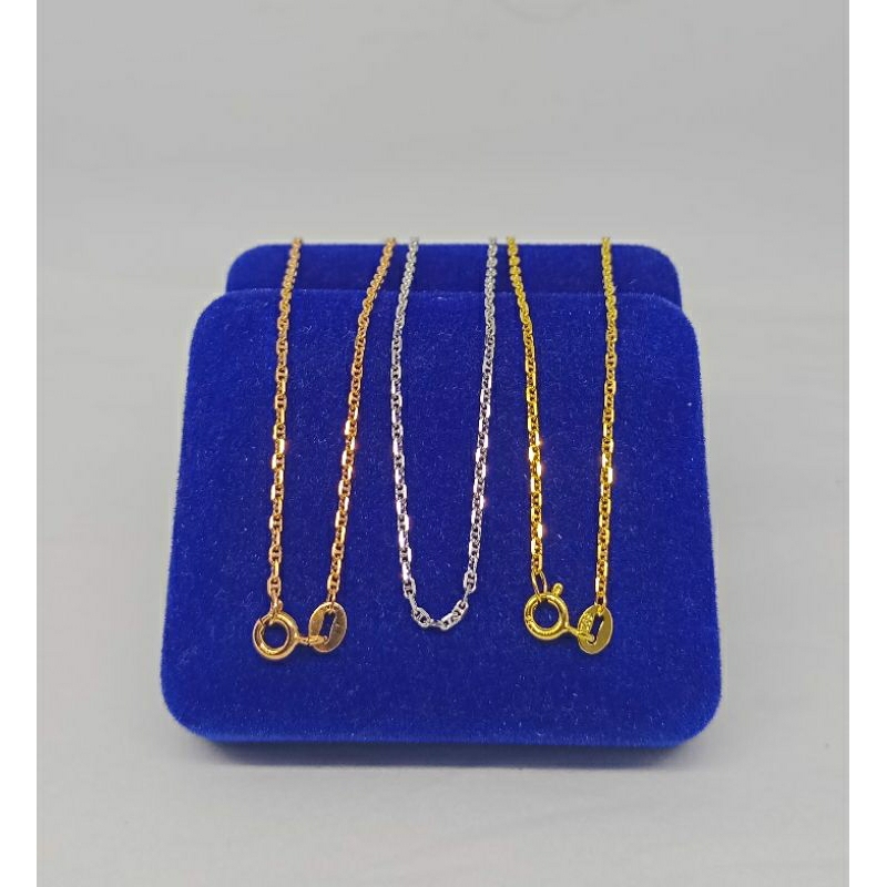 kalung rantai carti*r/perak asli silver 925 lapis emas/perhiasan fashion wanita terbaru