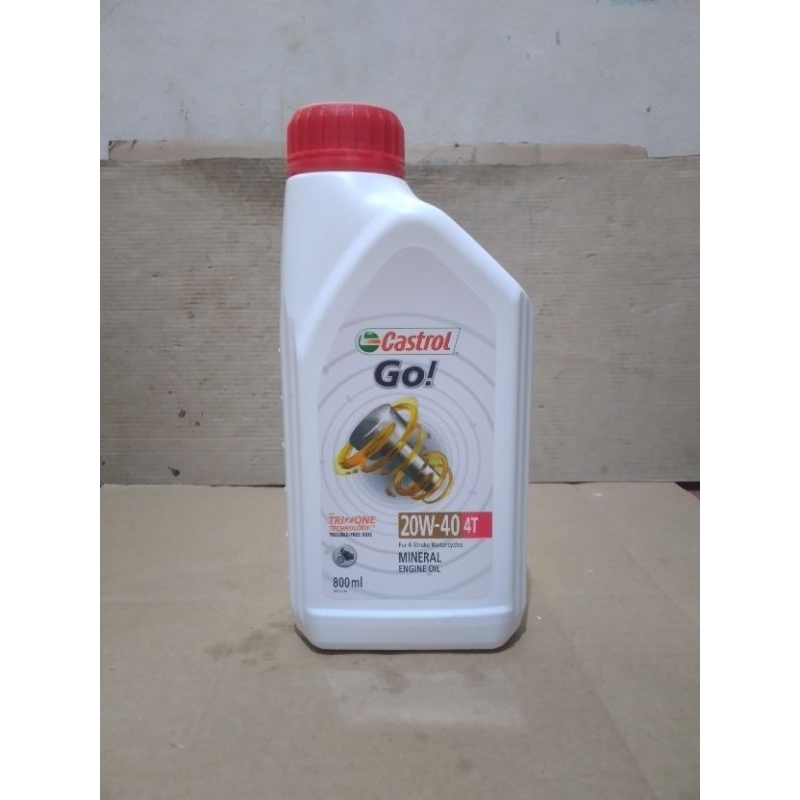 oli mesin castrol 0,8ml (800 mili) 20w-40w