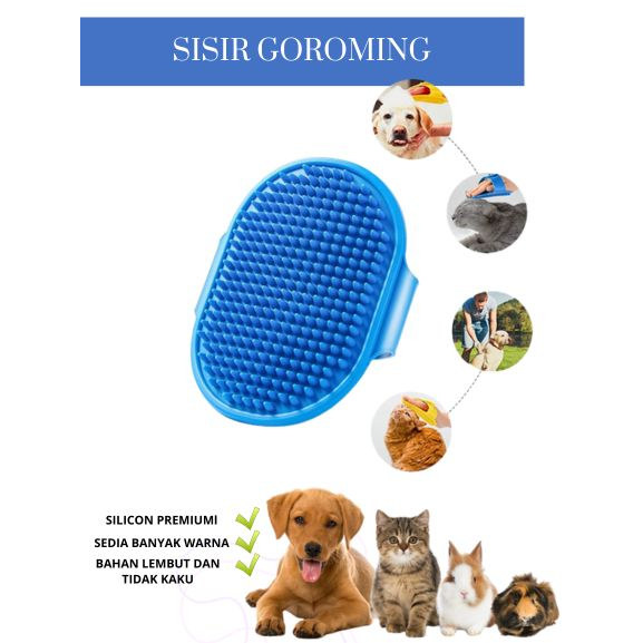 Sikat sisir Grooming/mandi Anjing Kucing