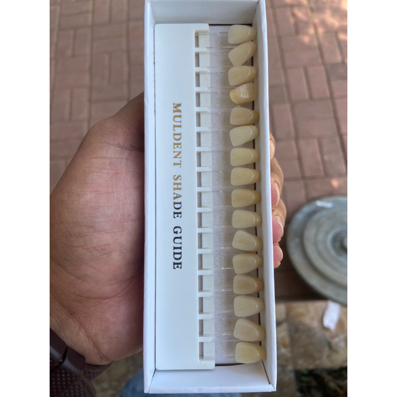 contoh gigi vita mulden shade guide