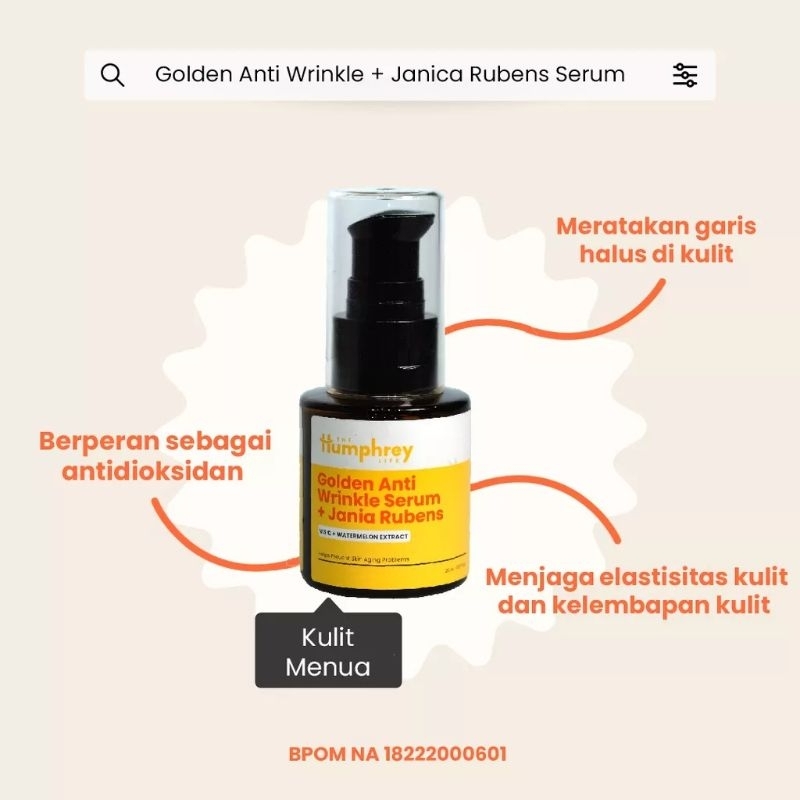 Humphrey Golden anti Wrinkle Serum 20ml