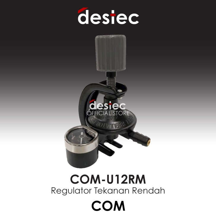 REGULATOR GAS DESTEC COM U12RM TEKANAN RENDAH DENGAN METER