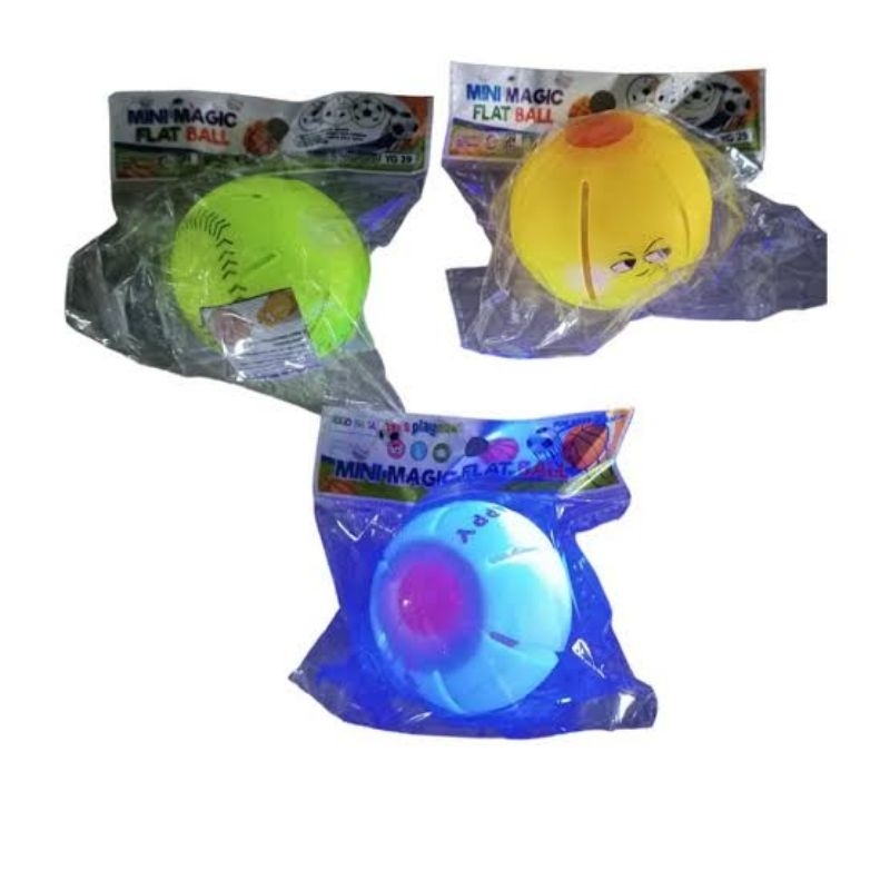 [YG29] Mainan Bola Magic Ufo Injak Mini + Lampu LED - Mainan Anak Bola Injak Viral Ukuran Kecil Bisa Nyala Lampu