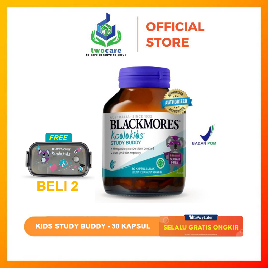 Blackmores Koalakids Study Buddy Koala Kids Study Buddy Koala Kids Fruity Fishes - Vitamin Anak