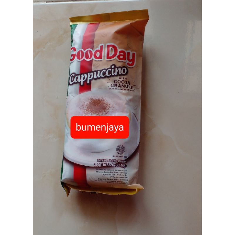 

Good day cappucino kopi good day isi 10 per pack atw rencengan