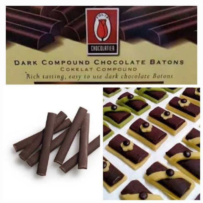 

Tulip Batons / Coklat Stick Dark Chocolate 100gr (repack)