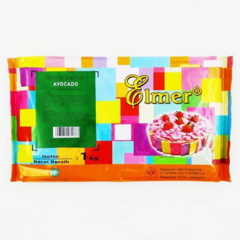 

Elmer Chocolate Compound Avocado / Alpukat 1kg