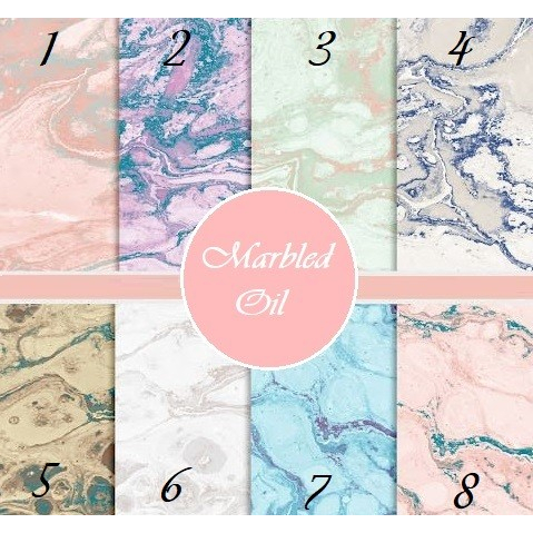 Kertas Scrapbook - Marbled Oil_CV23 Design