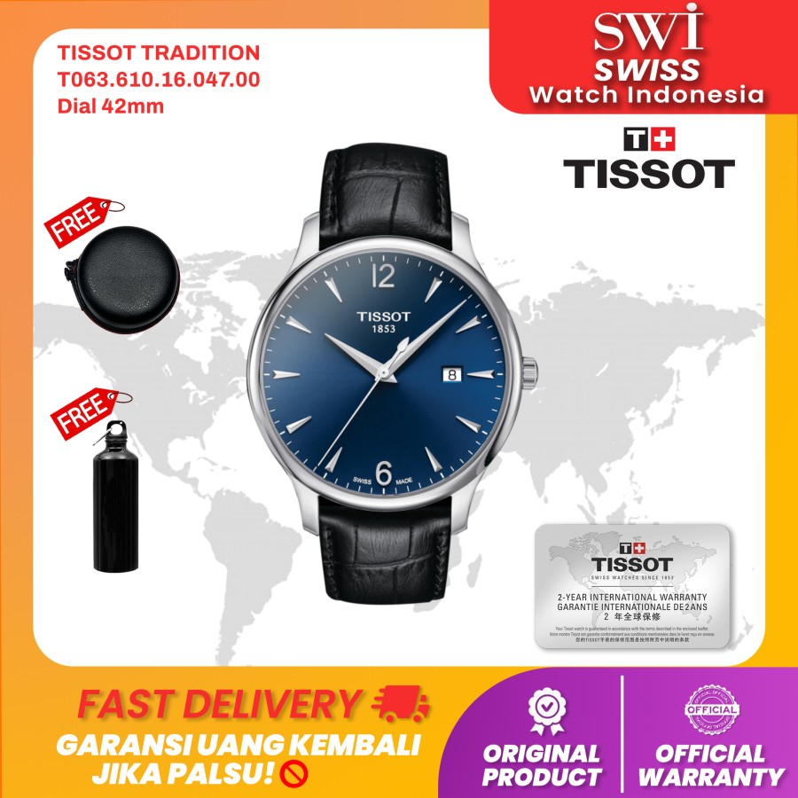 Jam Tangan Pria Tissot T063.610.16.047.00 Tradition