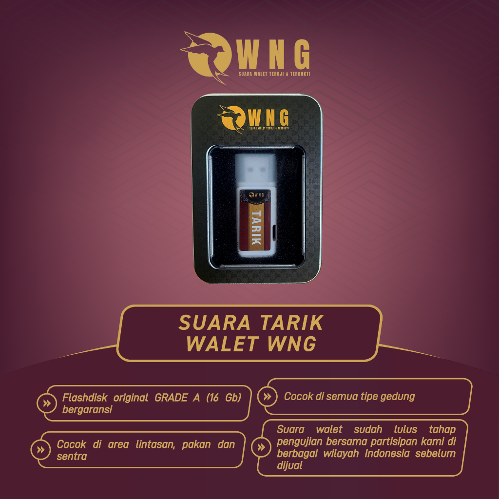 Suara Tarik Walet WNG Mp3 / Suara Walet Tarik Premium / Suara Burung Walet Tarik