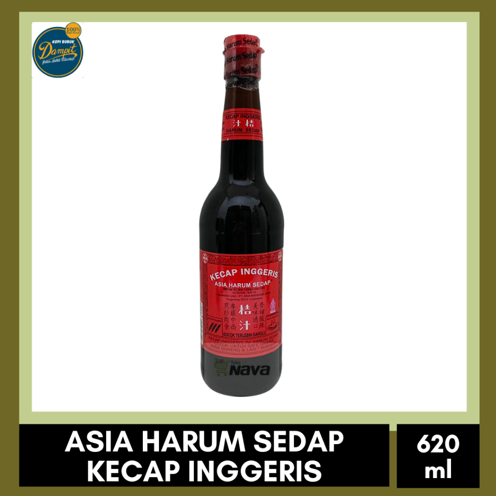 

KECAP INGGERIS ASIA HARUM SEDAP 620 ML / SAOS INGGRIS / KECAP INGGRIS