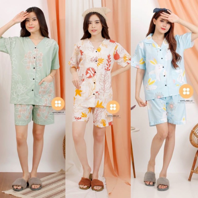 PIYAMA BUSUI KATUN JEPANG PREMIUM QUALITY ADEM HALUS FIT TO XL