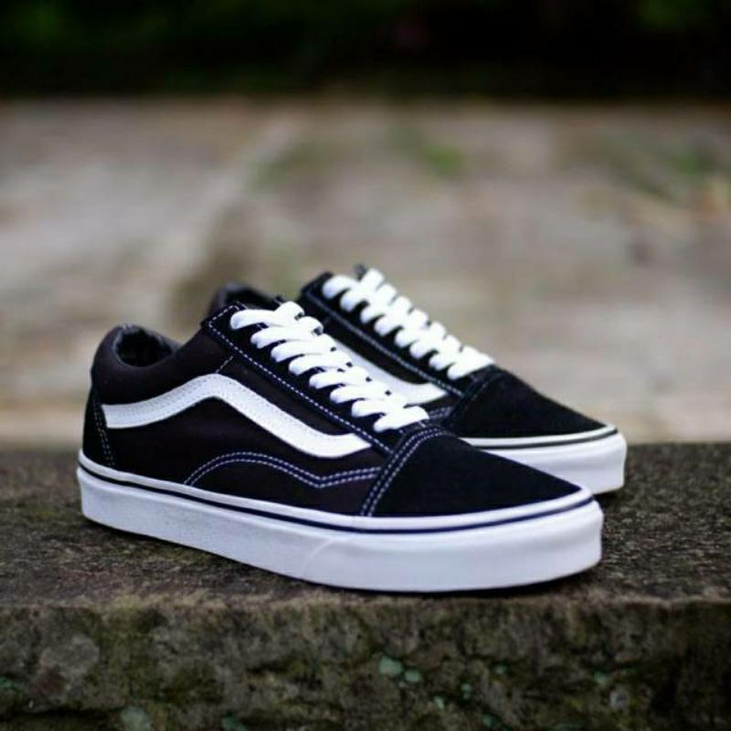 SEPATU VANS OLD SCHOOL GRADE ORIGINAL SEPATU SNEAKERS PRIA WANITA SEPATU SEKOLAH HITAM PUTIH MURAH