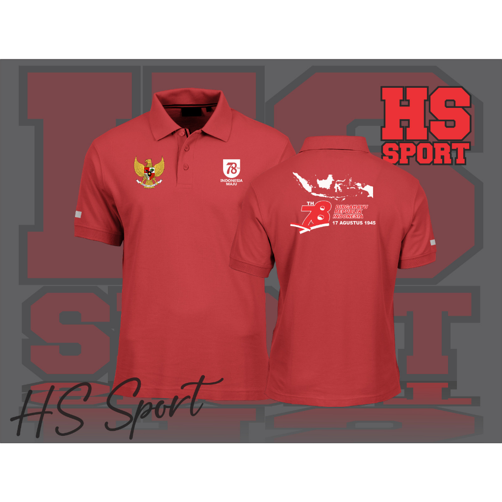 POLO 17 AGUSTUS - BAJU POLO 17 AGUSTUS LOGO GARUDA - BAJU POLO KERAH TSHIRT TYPE 19