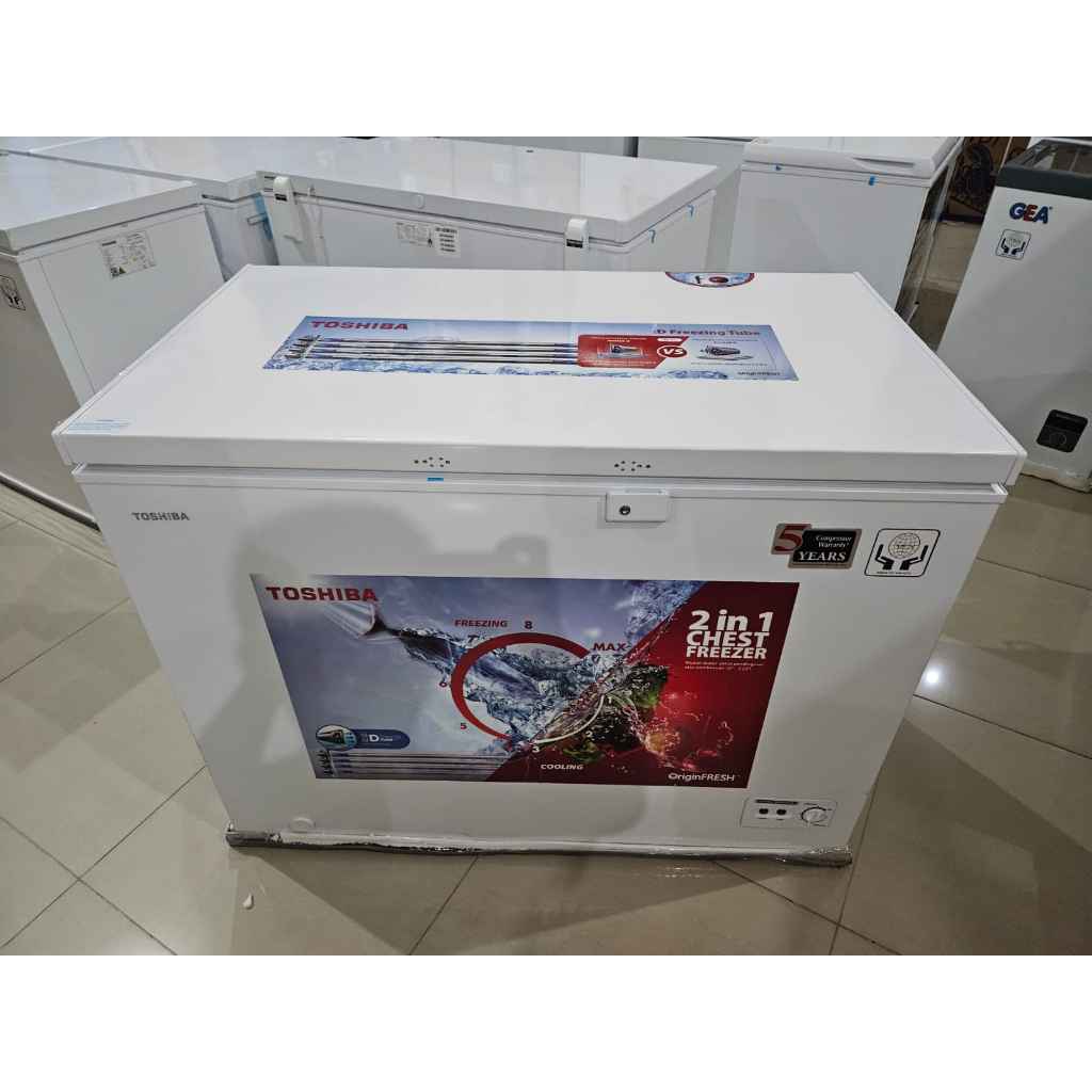 TOSHIBA CHEST FREEZER 300 LITER CR-A390I / CRA 390 I