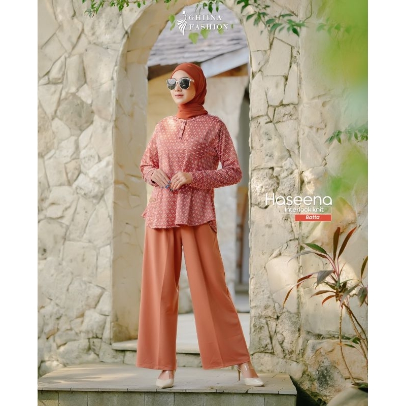 HASEENA SETELAN ONE SET GHINA FASHION TERBARU TERKINI//ONE SET TERBARU//ONE SET TERKINI//SETELAN WAN