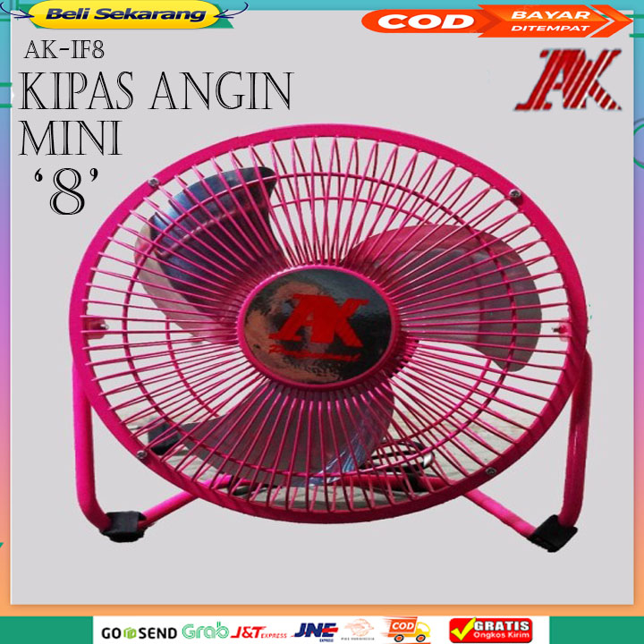 AK Kipas Angin Mini 8 inch - AK-IF8 BERGARANSI RESMI MANTAP