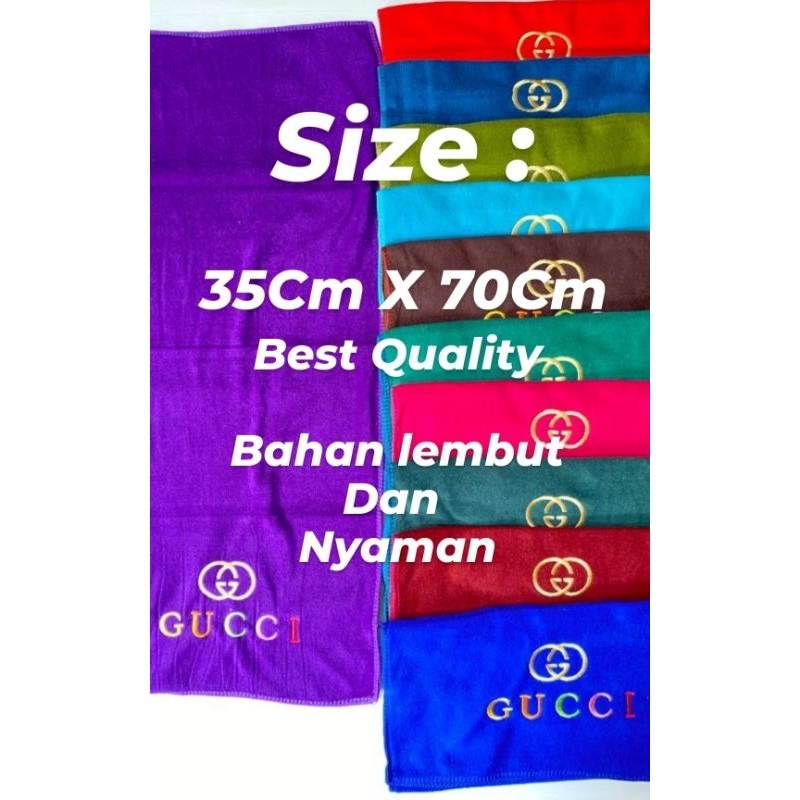 familia | Handuk Kecil Premium 35x70 New Gucci | Handuk Olahraga | Handuk Muka | Handuk Leher