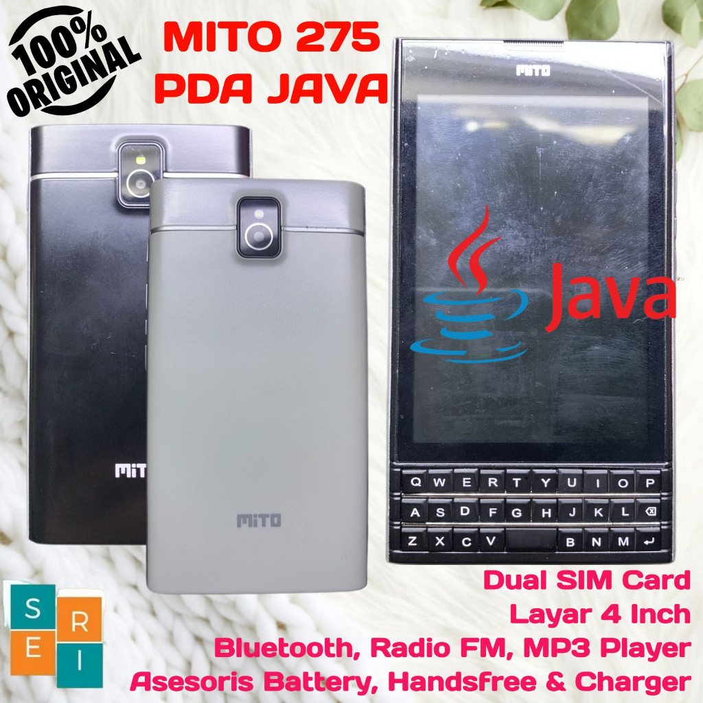 HP JAVA MITO 275 Promo Murah Cuci Gudang MP3, Bluetooth, Dual SIM, Telphone dan SMS (Tidak ada PlayS
