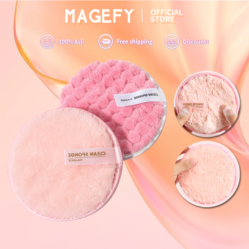 MAGEFY Makeup 3D Remover Make Up Spon Cuci Muka Pembersih Wajah Penghapus Riasan Wajah 5977