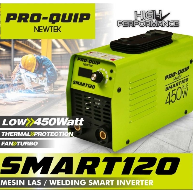 SMART120 - Mesin Travo Las Listrik Inverter 450watt 450 watt 120A PRO QUIP PROQUIP SMART 120 SMART12