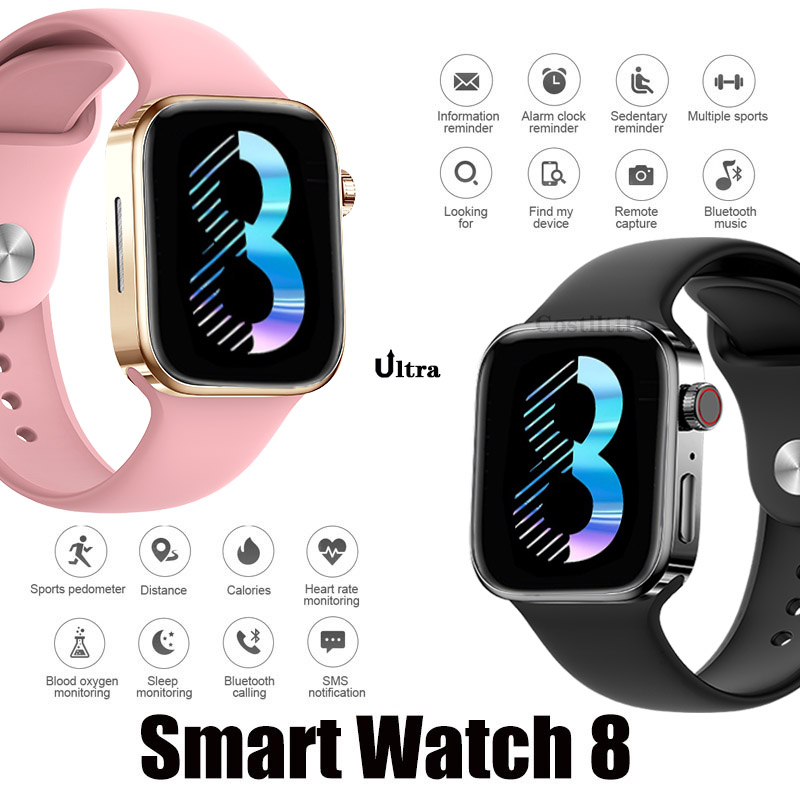 Smartwatch Series 8 Pro Z56 ultra Smartwatch Series 8 Smartwatch Pria Wanita Watch 8 Ultra Bluetooth Smartwatch Series 8 Smartwatch i8 IP68 Waterproof Watch 8 ultra iwo 8 pro max smartwatch jam tangan watch