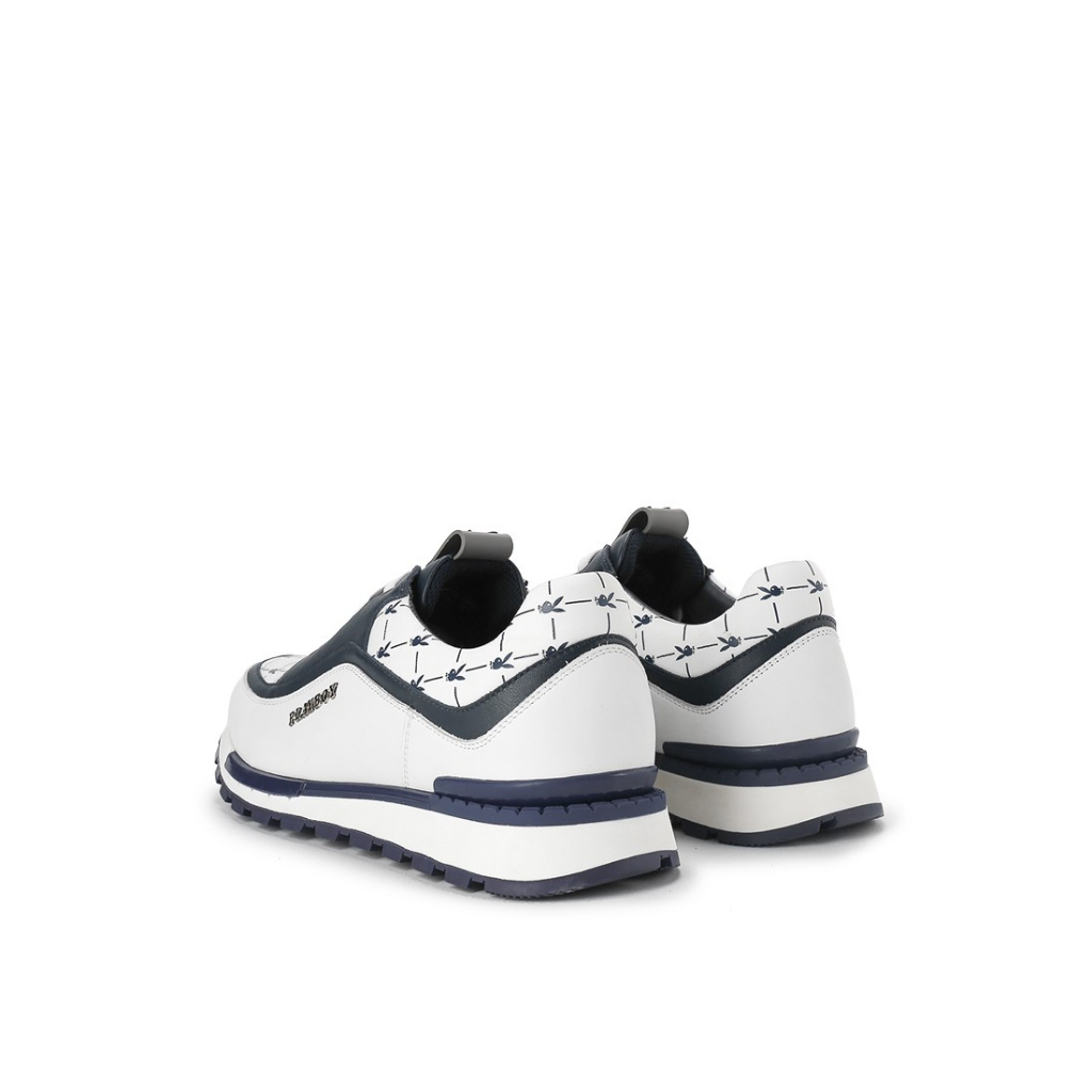 PL02 SEPATU SNEAKER PLAYBOY PRIA ORIGINAL/SEPATU SNEAKERS PLAYBOY KULIT PUTIH WHITE