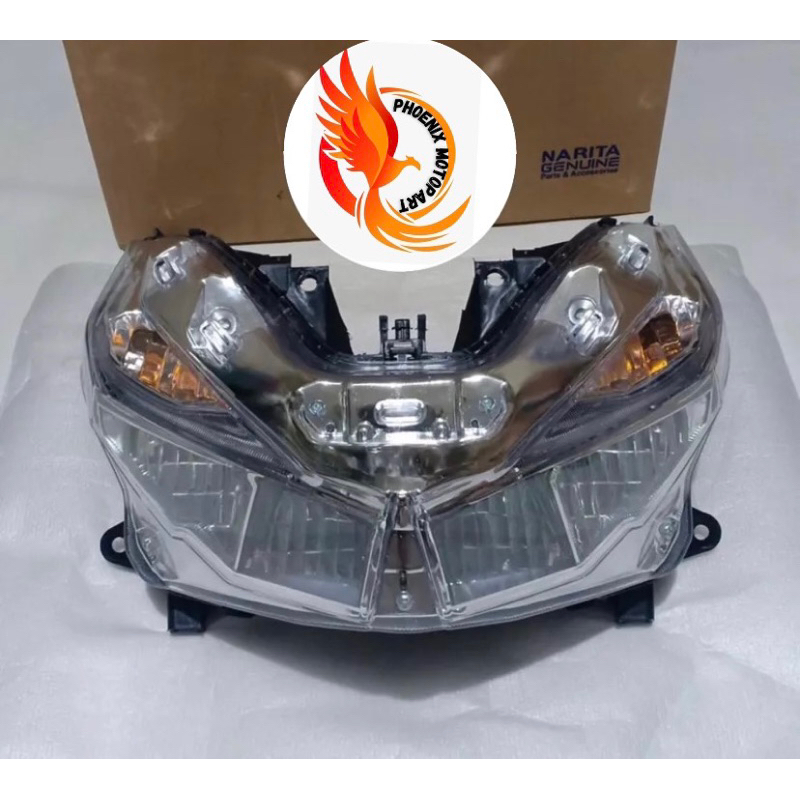 Reflektor Lampu Depan+LED Vario 150/Vario 125 LED 2015-2017