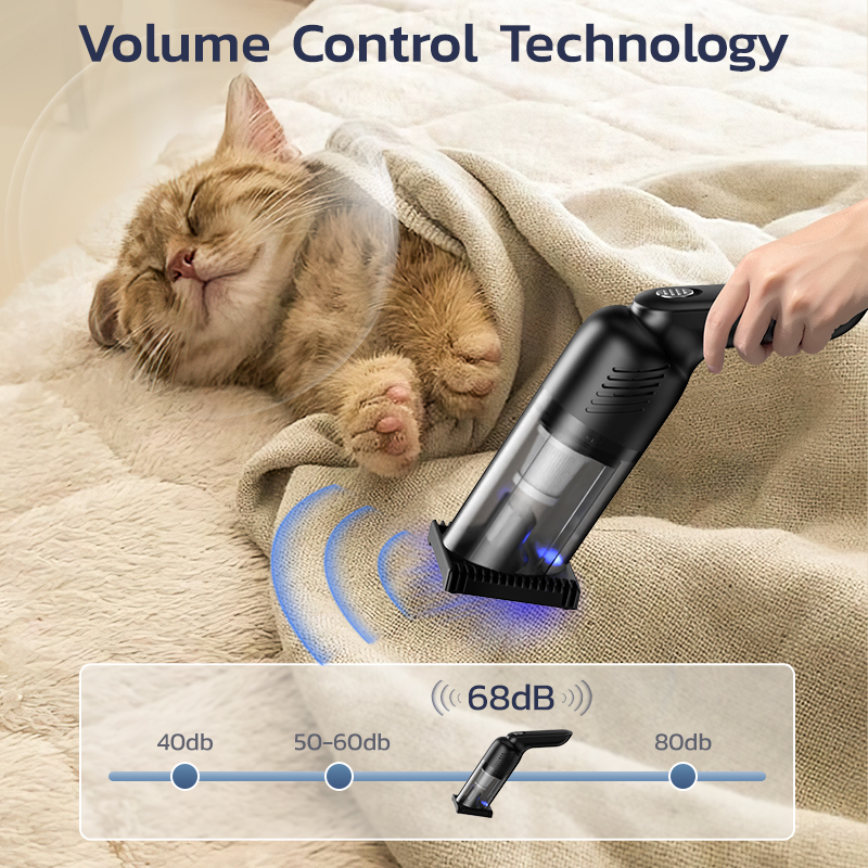 AmazeFan 19000Pa UV vacuum cleaner Portable kucing Anti Dust Mite mobil kasur anti tungau  penyedot Cordless Handheld cleaner vakum cleaner Wet And Dry penghisap bu kasur penghilang bulu baju anti jamur dan kutu lint remover