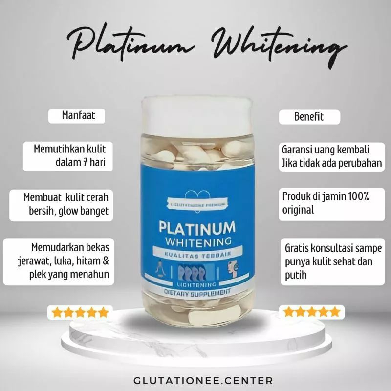 GLUTATHIONE | KAPSUL PEMUTIH BADAN TERBAIK | PERMANEN