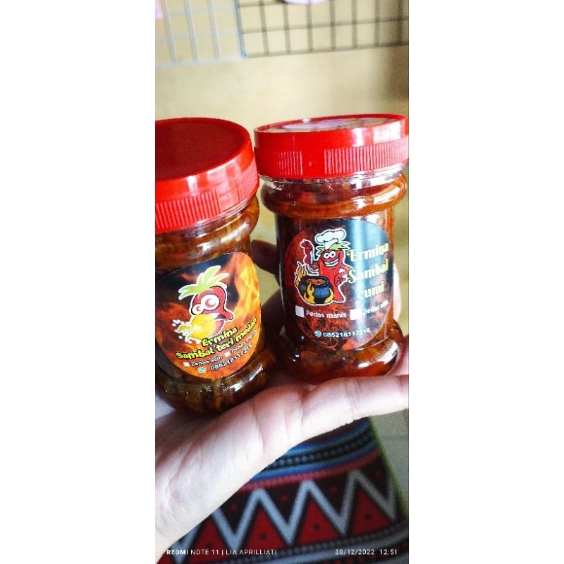 

sambal baby cumi dan teri medan