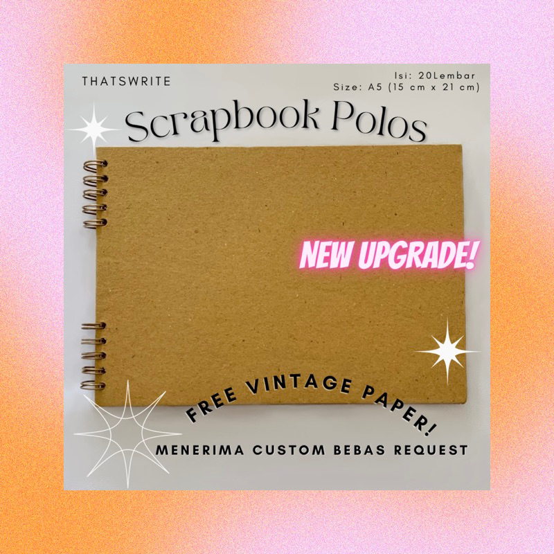 

Scrapbook Album Polos (BISA COD) Free Vintage Paper