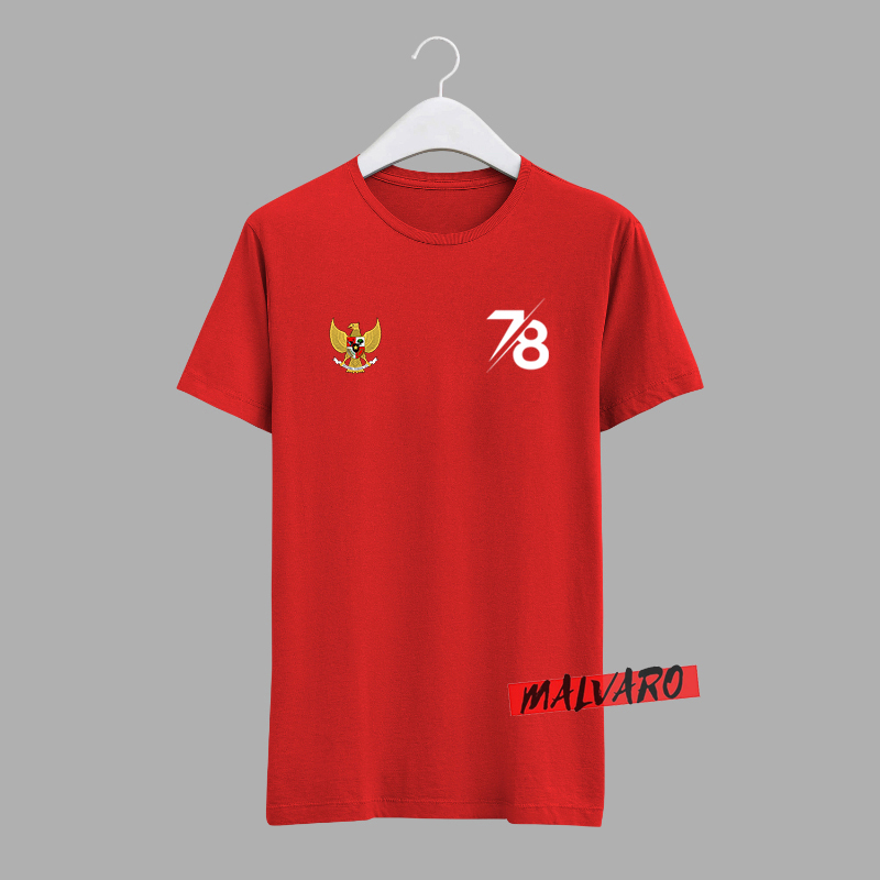 MALVARO-BAJU HUT RI 78/ KAOS HUT RI INDONESIA 78/ KAOS PANITIA 17 AGUSTUS IND-2