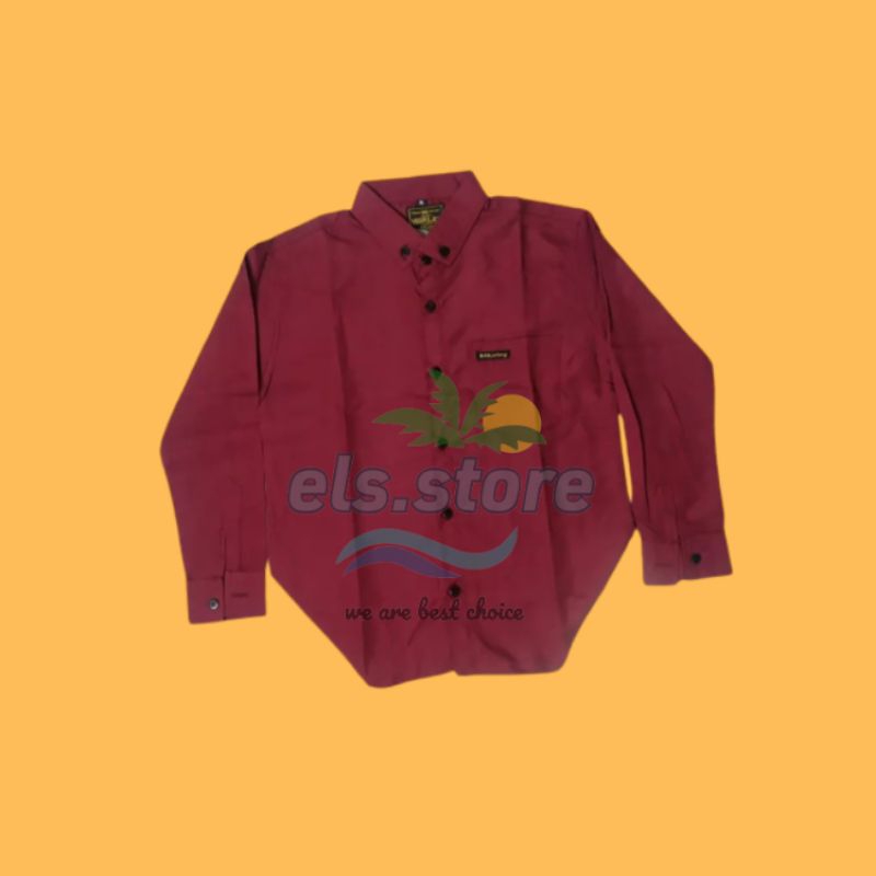 baju kemeja anak laki laki/kemeja anak lengan panjang/baju kemeja anak laki laki 1-13 tahun/TERLARIS