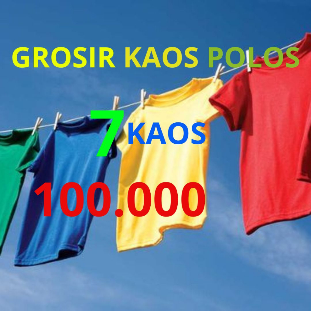 Grosir Kaos Polos/Kaos Dalam/Grosir Kaos Polos/Grosir Kaos Dalam/Kaos Dalam Murah/Kaos Polos Murah