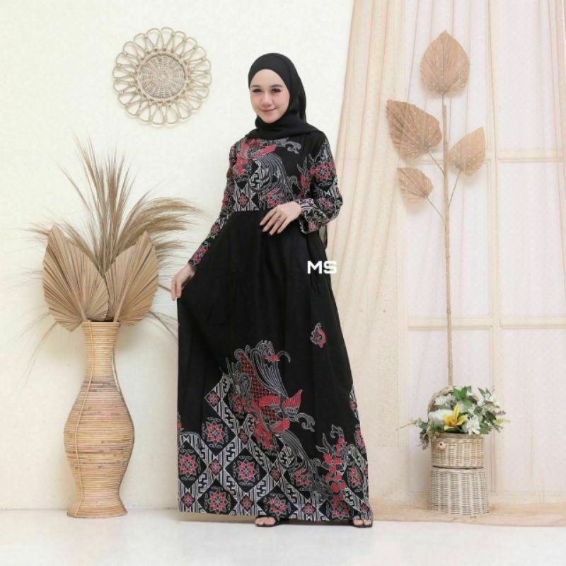 GAMIS BATIK FASHION SRIWEDARI BUSUI BUSANA MUSLIM TERMURAH