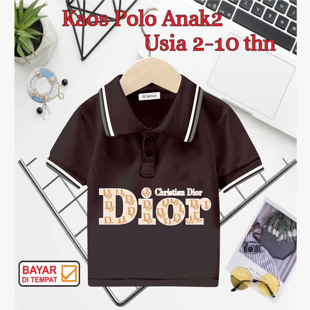 ((IB))KAOS ANAK2 KERAH POLO/D10R DIGITAL SABLON