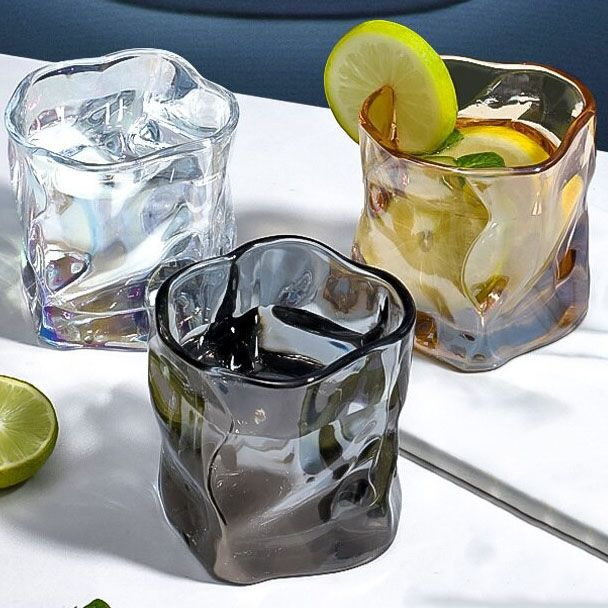 Origami Texture Whisky Wine Glass/Gelas Whisky Sioki